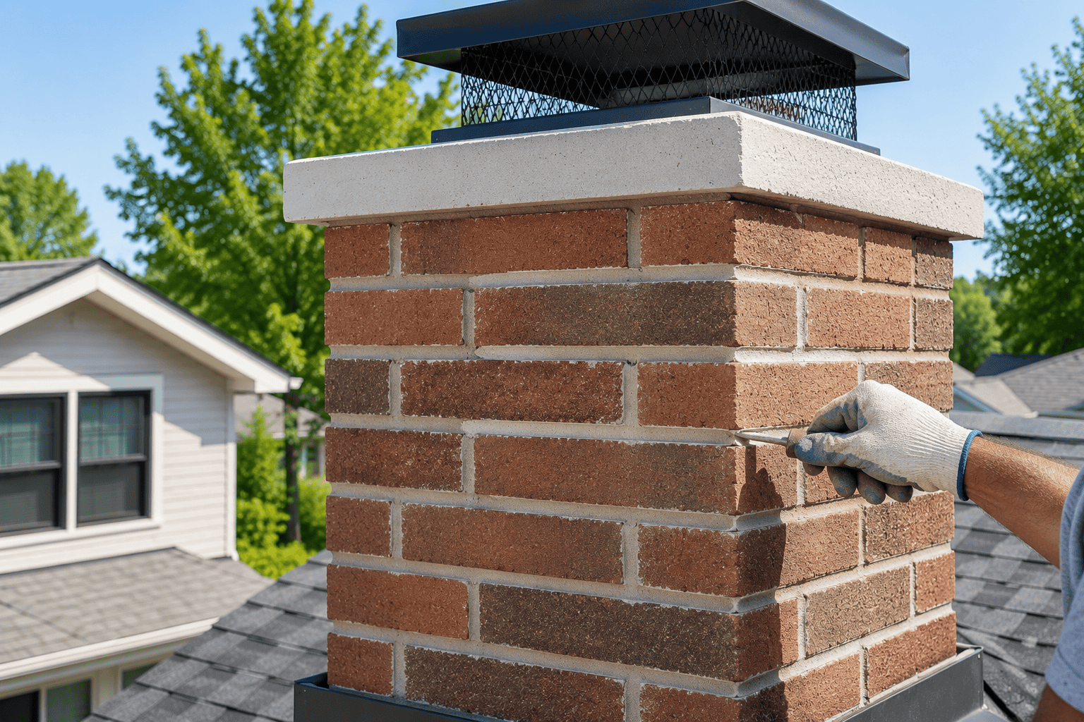 Chimney Tuckpointing Los Angeles, CA